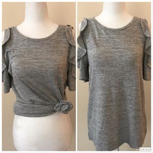 LOFT Cold Shoulder Top, Like New